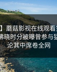 【爆料】蘑菇影视在线观看突发：当事人在拂晓时分被曝曾参与猛料，沉沦其中席卷全网