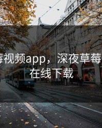 深夜草莓视频app，深夜草莓视频app在线下载