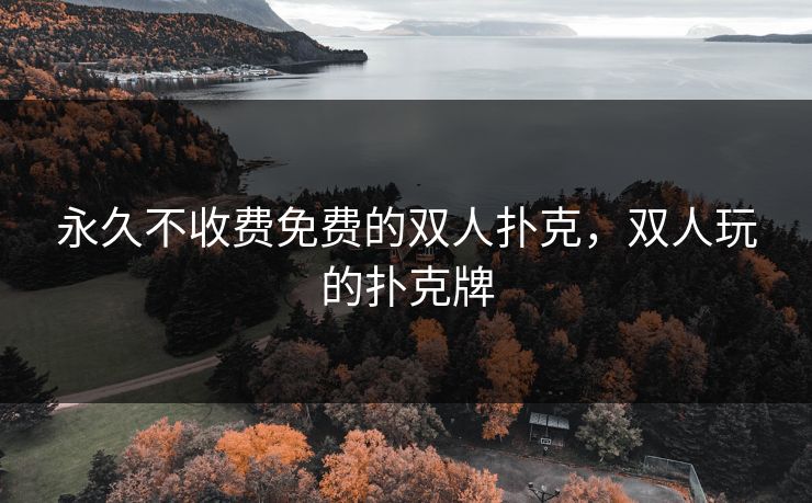 永久不收费免费的双人扑克，双人玩的扑克牌